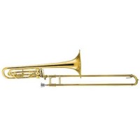 Amati ASL 382-O бас-тромбон, Bb / F / Eb, лак золото