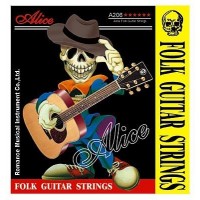Alice A206-SL комплект струн для акустической гитары, нержавеющая сталь