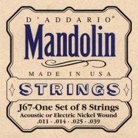 D'Addario J67 комплект струн для мандолины, никель