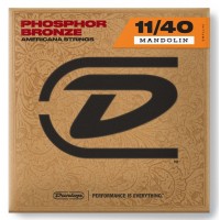 Dunlop Mandolin Phosphor Bronze Light DMP1140 cтруны для мандолины, фосф. бронза, 11-40