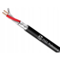 Adam Hall 7132 балансный инсталляционный кабель, диаметр 3.6 мм, цвет черный