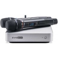 Evolution EVOBOX Plus профессиональная караоке-система с микрофонами, 41 000 + песен в базе